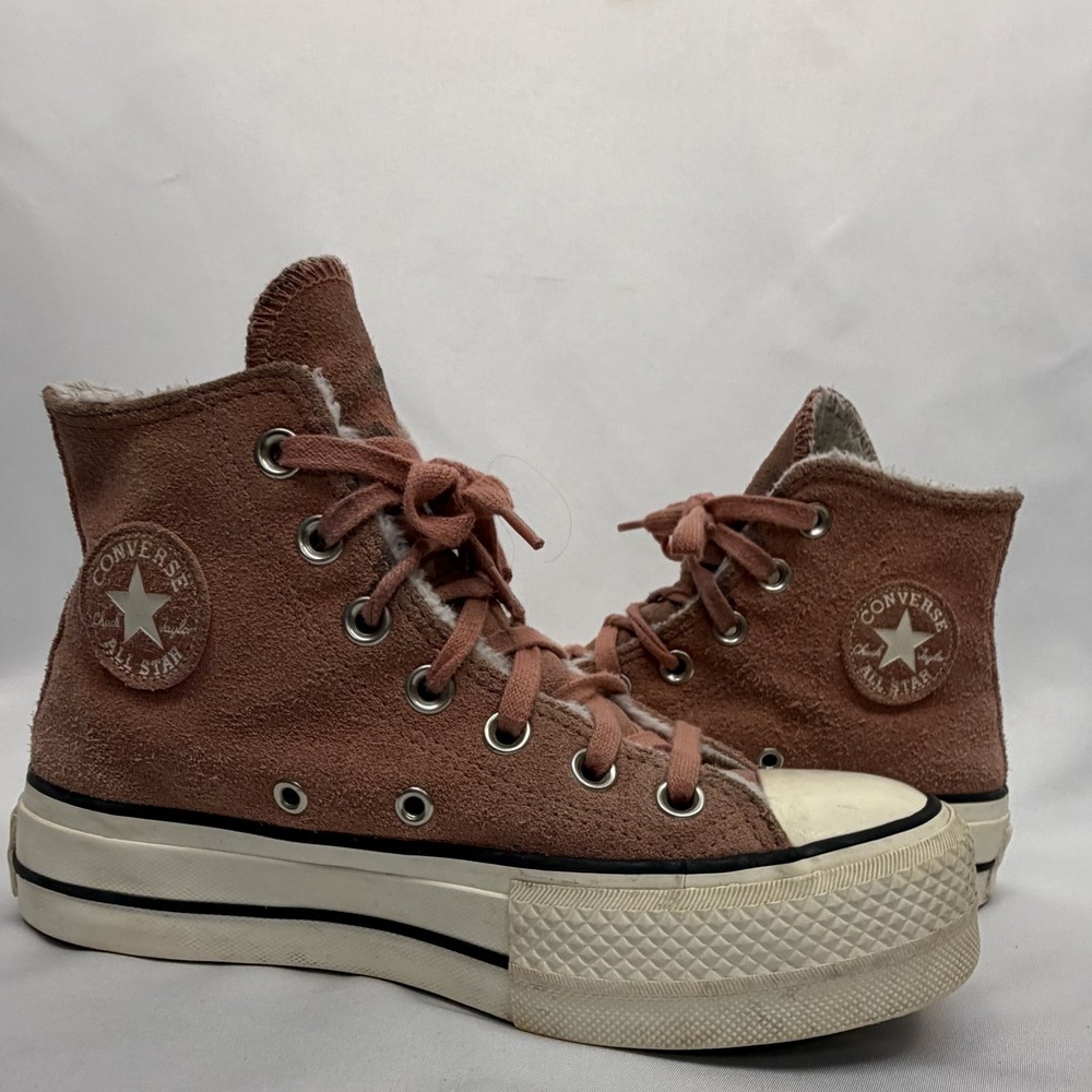 Converse Brick Rose/Egret/Black CTAS Lift Hi. Size US 5